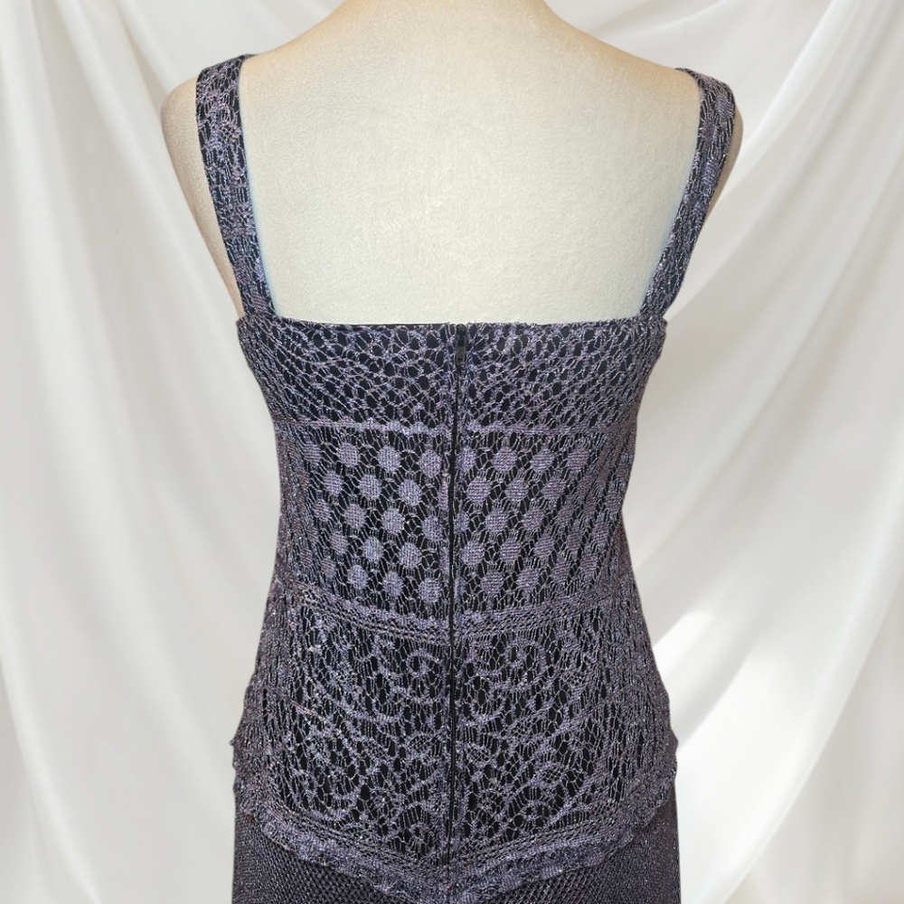 Onyx Nite Sleeveless‎ Floor Length Gown Dress Size 14 - Picture 4 of 10